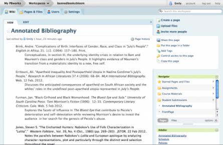 digital bibliography & library project